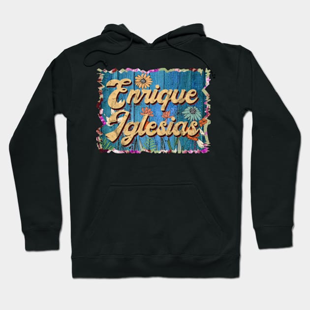 Retro Enrique Name Flowers Limited Edition Proud Classic Styles Hoodie by Friday The 13th